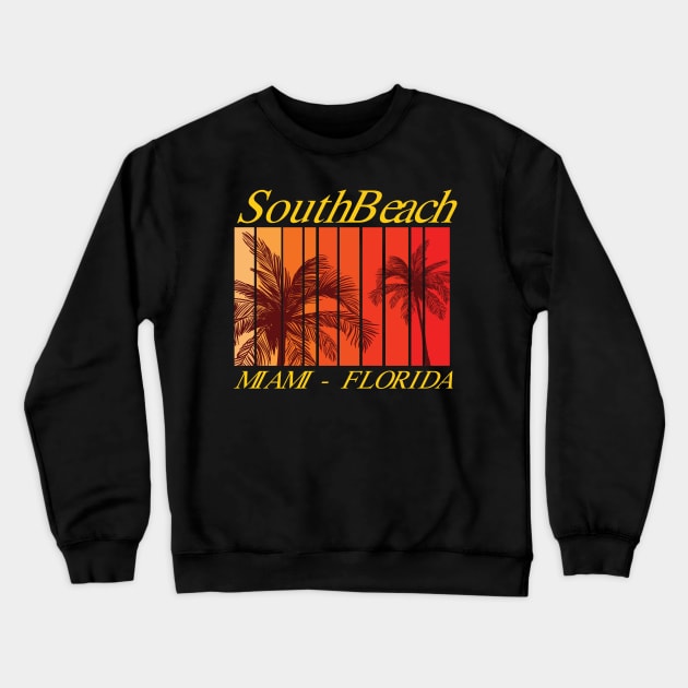Southbeach miami Crewneck Sweatshirt by hatem